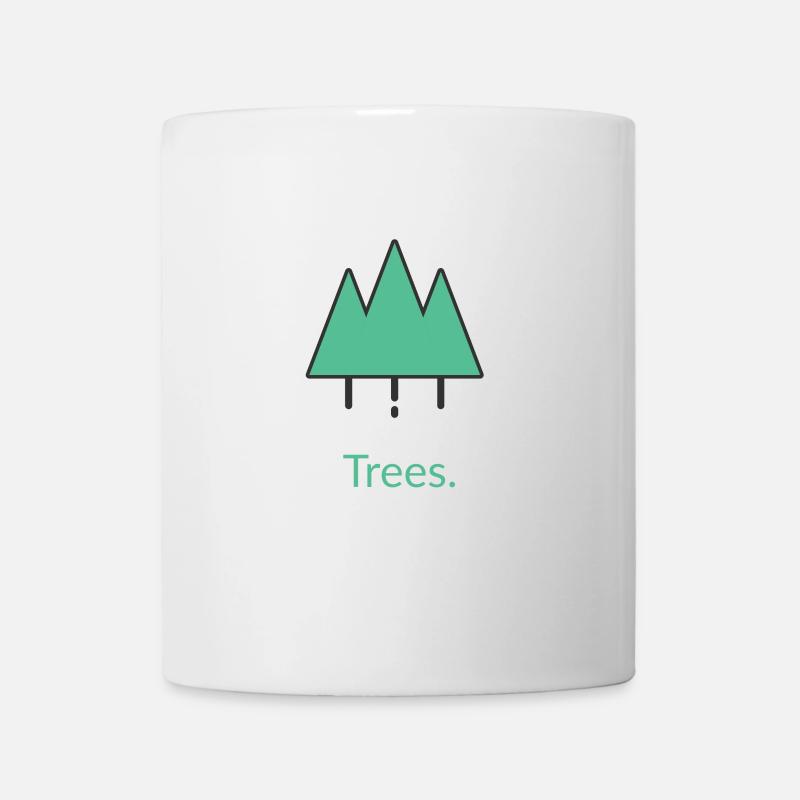 Arbres arbres - Mug blanc - blanc