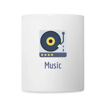 Musik Music - Tasse - Weiß - Vorne