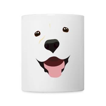 (Labrador Face) - Mug blanc - blanc - Devant