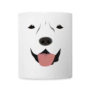 (Labrador Face) - Mug blanc - blanc - Devant