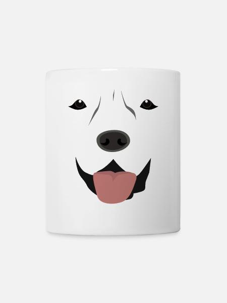 (Labrador Face) - Mug blanc - blanc