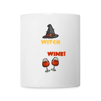 Witch halloween wine costume gift - Mug - white - Front