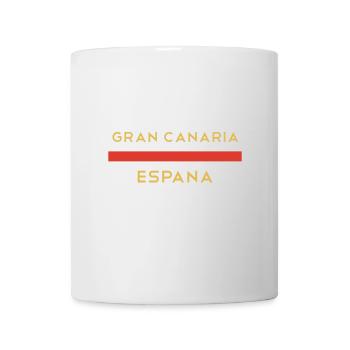 T-shirt Gran Canaria Espagne - Mug blanc - blanc - Devant