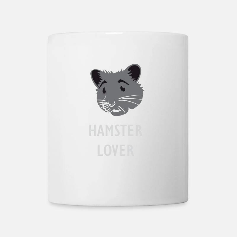 Hamster - golden hamster - hamster lover - - Mug - white
