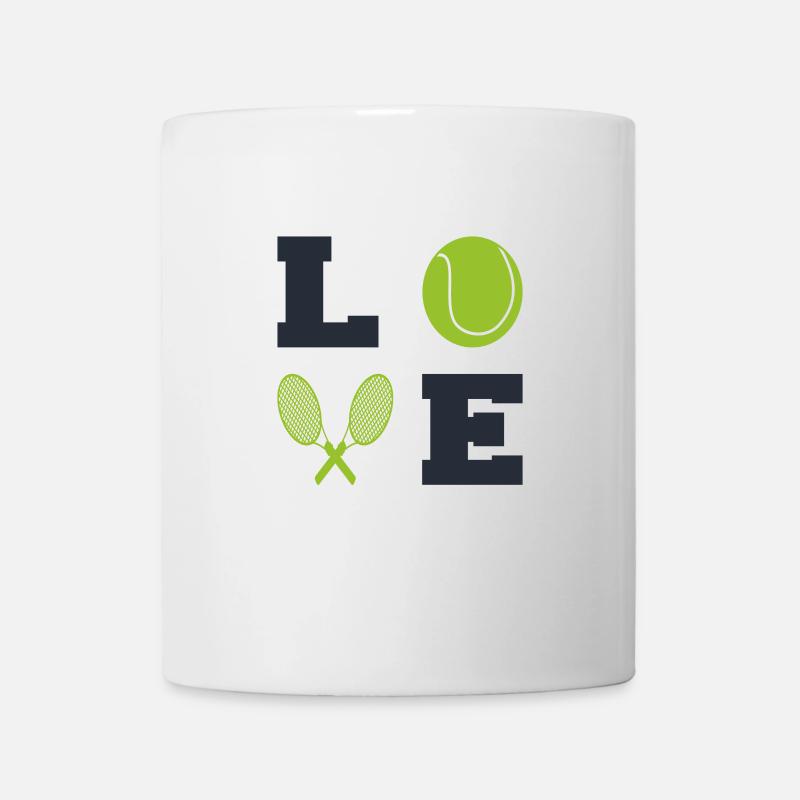 tennis - Mug blanc - blanc