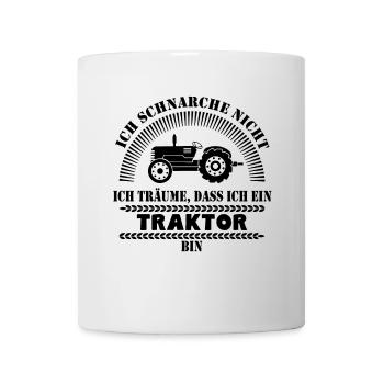 Tractor Trekker agriculture - Mug - white - Front