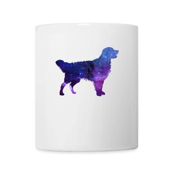 Golden Retriever Hund Stern Galaxy Universum Gesch - Tasse - Weiß - Vorne