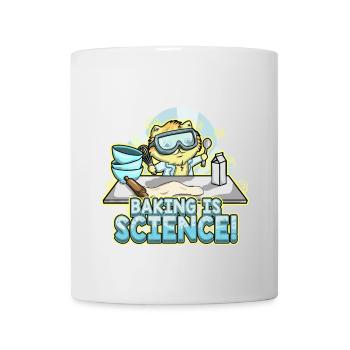 La cuisson de chaton de chat est boulanger de science - Mug blanc - blanc - Devant