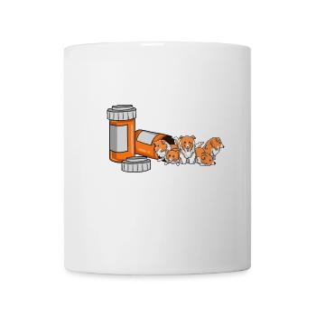 Medicine Sheltie Shetland Sheepdog Sheltie Dog - Tasse - Weiß - Vorne