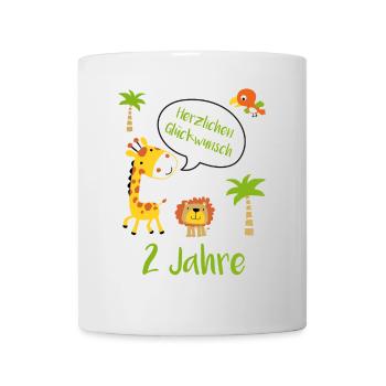 2nd Birthday Second Bday Happy Birthday T-Shirt - Mug - white - Front