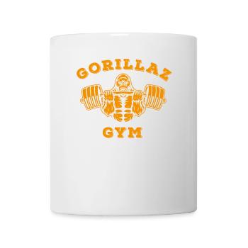 Bodybuilding gorilla force dumbbell gift - Mug - white - Front