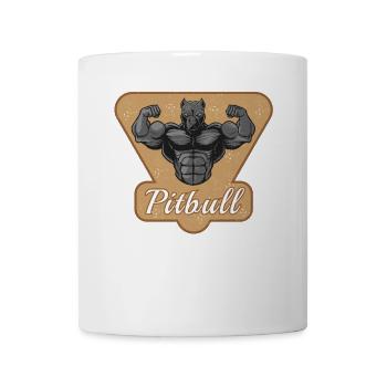 Bodybuilding Gym Fitness Kraft Muskeln Geschenk - Tasse - Weiß - Vorne