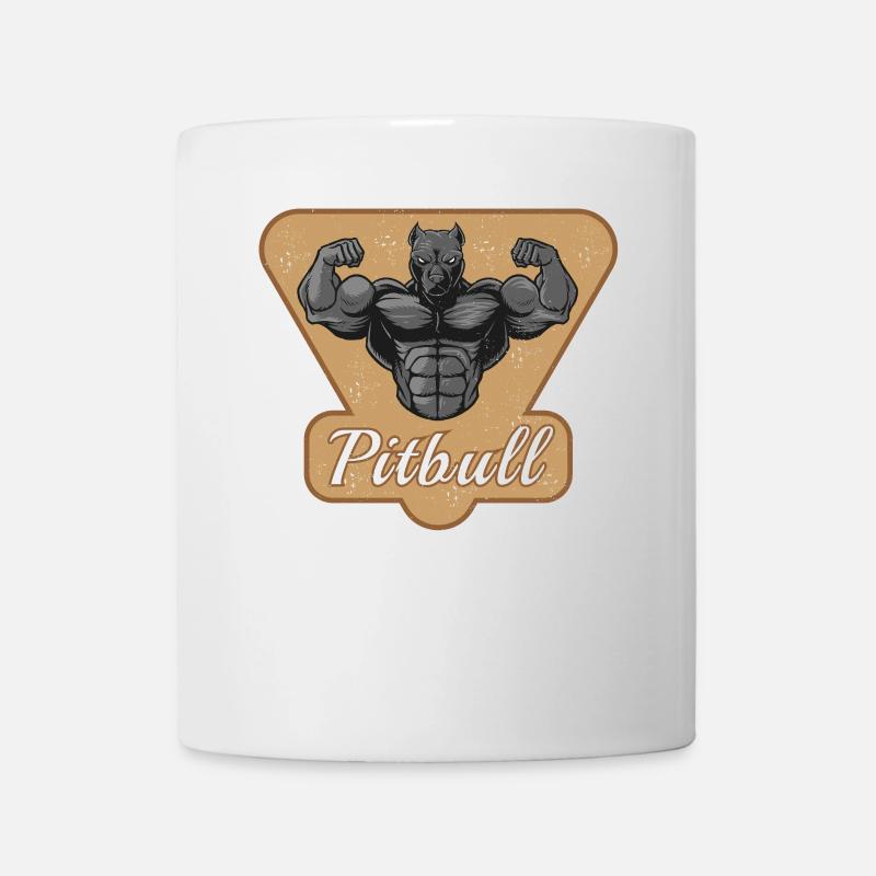 Musculation de musculation - Mug blanc - blanc