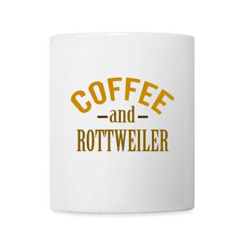 Coffe and Rottweilers - Mug - white - Front