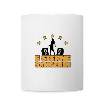 Singer singer sing singing gift Christmas - Mug - white - Front