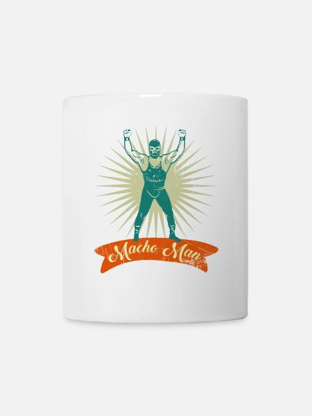 Wrestling Macho Man - Tasse - Weiß