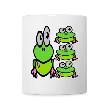 Frösche Frösche Frösche 2 - Tasse - Weiß - Vorne