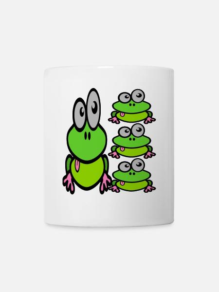 Grenouilles grenouilles 2 - Mug blanc - blanc