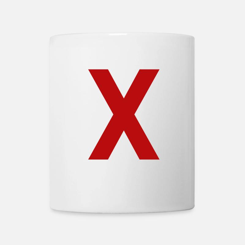 Kreuz 5 - Tasse - Weiß