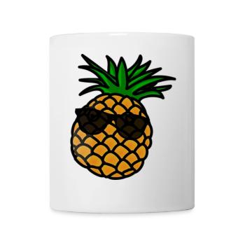 Coole Ananas - Tasse - Weiß - Vorne