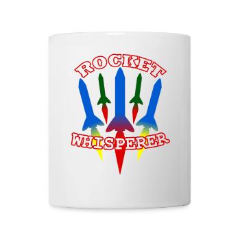 Rocket - Whisperer de missile - Science de la fusée - Mug blanc - blanc - Devant