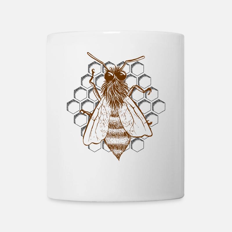 abeille - Mug blanc - blanc