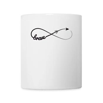 Infini Brave Brave - Mug blanc - blanc - Devant