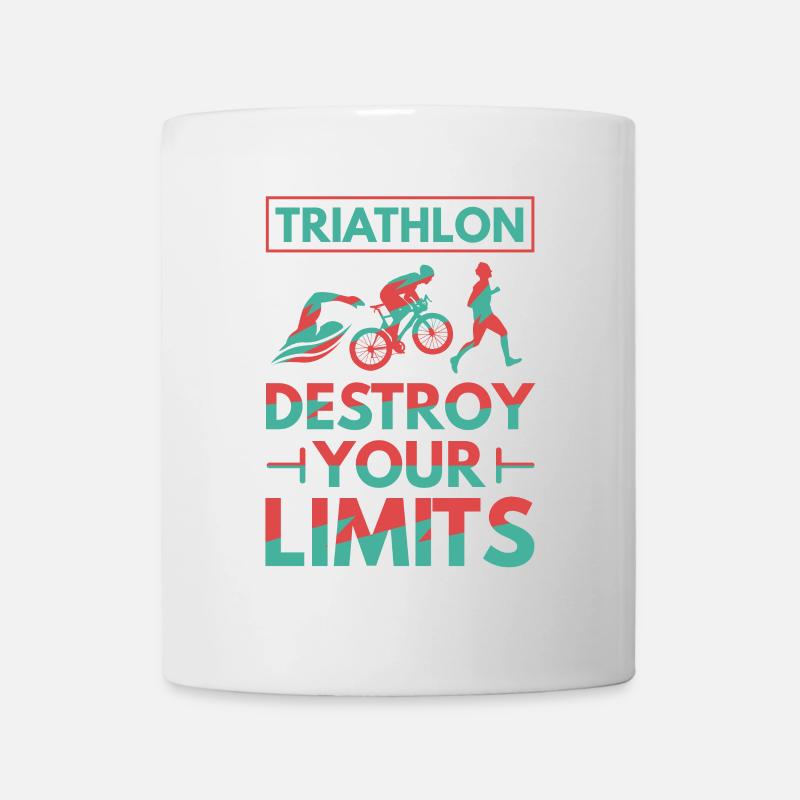 Triathlon - Destroy your Limits - Tasse - Weiß