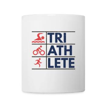 Triathlet v2 - Tasse - Weiß - Vorne
