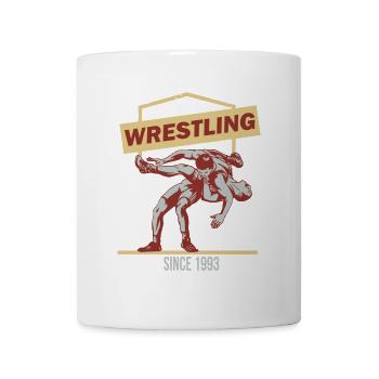 Lutte de lutte - Mug blanc - blanc - Devant