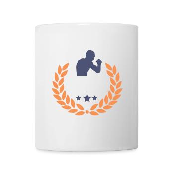Gants de boxe boxe boxe combat cadeau de combat - Mug blanc - blanc - Devant