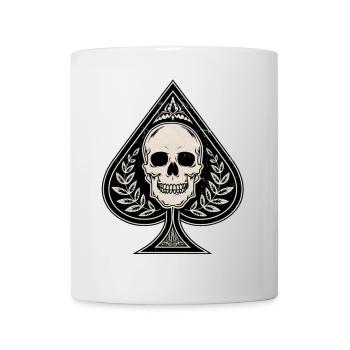 Skull spiked - Mug - white - Front