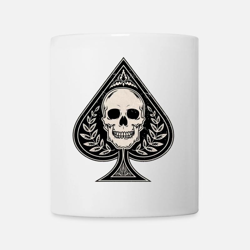 Crâne pointu - Mug blanc - blanc