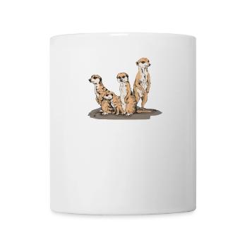 Meerkats Meerkats zoo animal lovers - Mug - white - Front