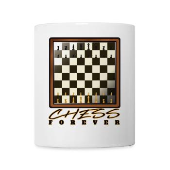 CHESS Forever - Mug blanc - blanc - Devant