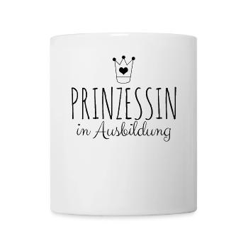 Prinzessin in Ausbildung - Tasse - Weiß - Vorne