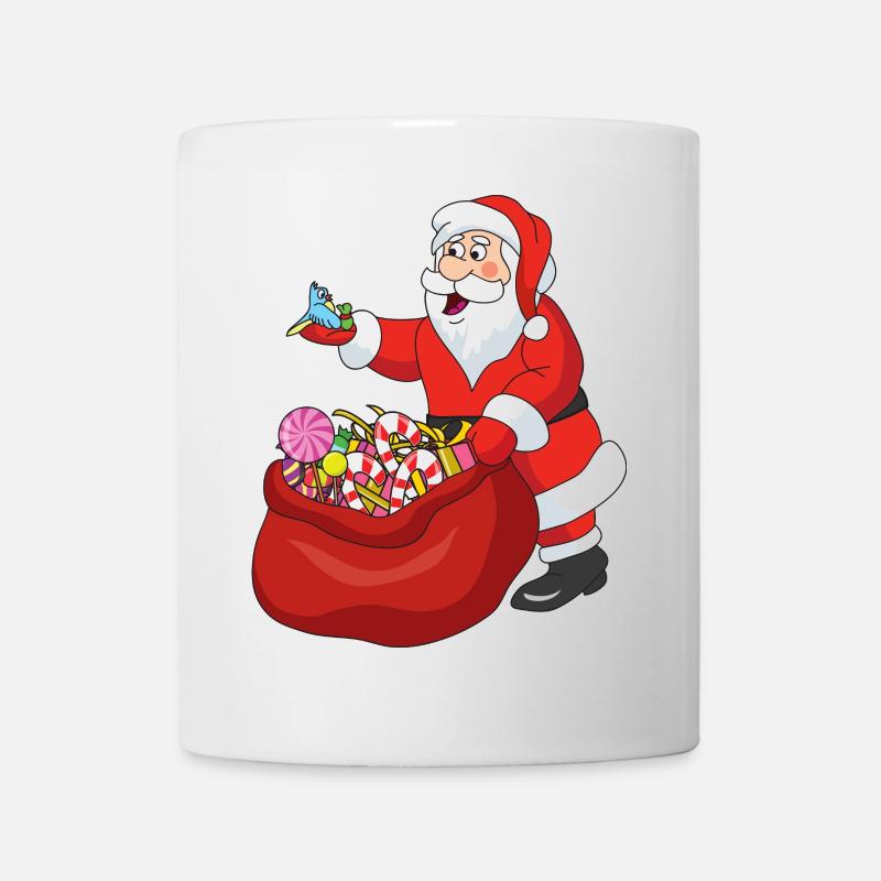 Noël Noël Père Noël Père Noël - Mug blanc - blanc