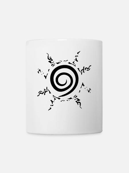 Abstrakte Sonne - Tasse - Weiß