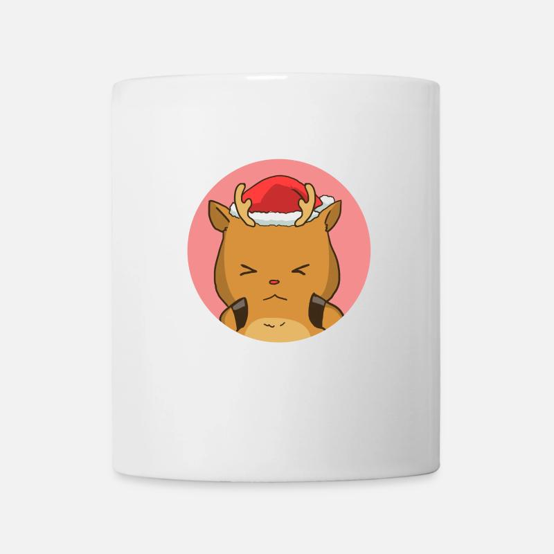 Weihnachts Rentier - Tasse - Weiß