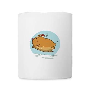 Rennes mignon - Mug blanc - blanc - Devant