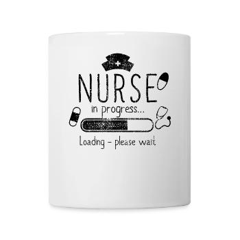 Krankenschwester - Tasse - Weiß - Vorne