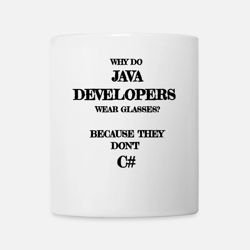 java developers joke Java Entwickler Developer - Tasse - Weiß