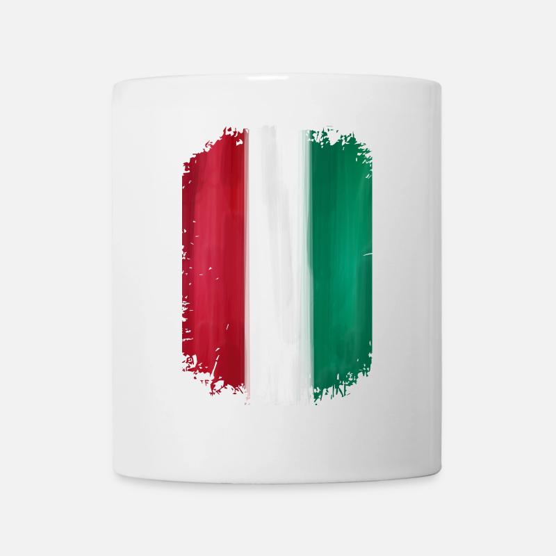 Drapeau de l'italie - Mug blanc - blanc