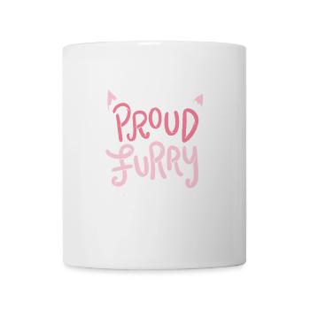 Fier Fur Fur Proud - Mug blanc - blanc - Devant