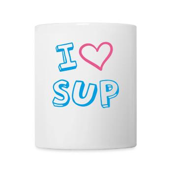 J'AIME SUP - SUP T-Shirt pour fille SUP - Mug blanc - blanc - Devant