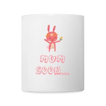 T-shirt de naissance pour bébé - Mug blanc - blanc - Devant