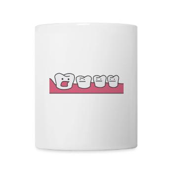 Dentist - Dentist T-shirt - saying - Teeth - Mug - white - Front