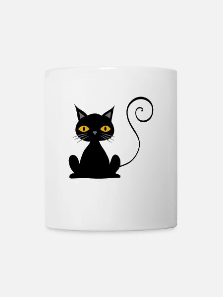 Katze - Tasse - Weiß