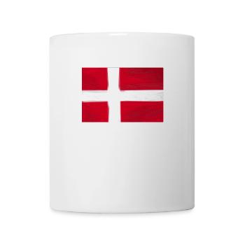 Drapeau danois - Mug blanc - blanc - Devant
