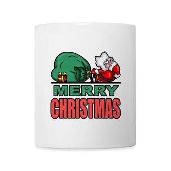 Noël père noël joyeux noël noël - Mug blanc - blanc - Devant